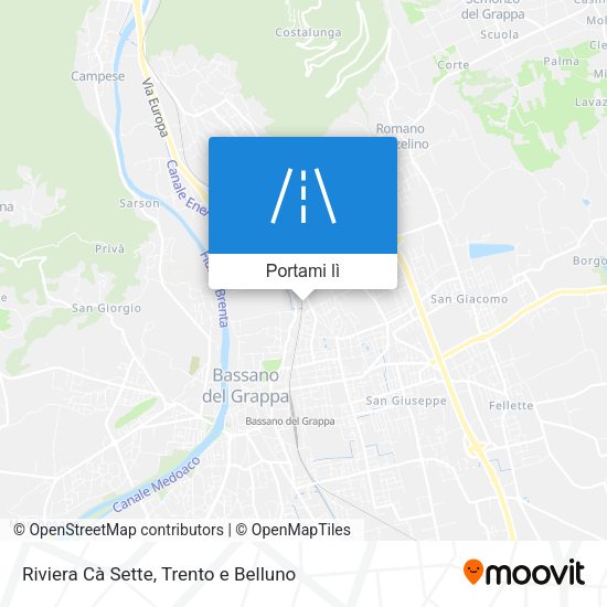 Mappa Riviera Cà Sette