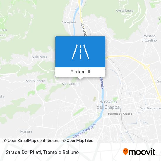 Mappa Strada Dei Pilati