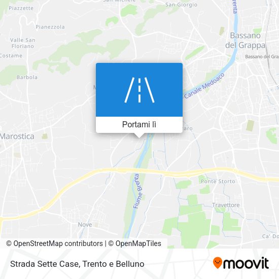 Mappa Strada Sette Case