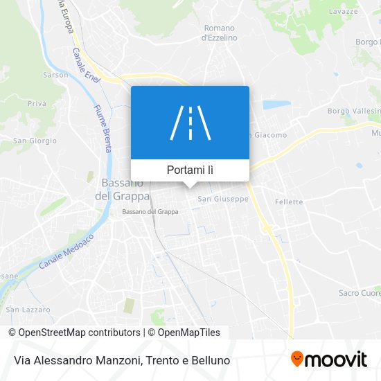 Mappa Via Alessandro Manzoni