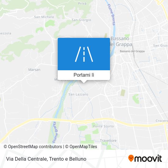 Mappa Via Della Centrale