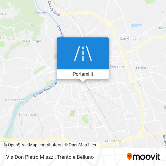 Mappa Via Don Pietro Miazzi
