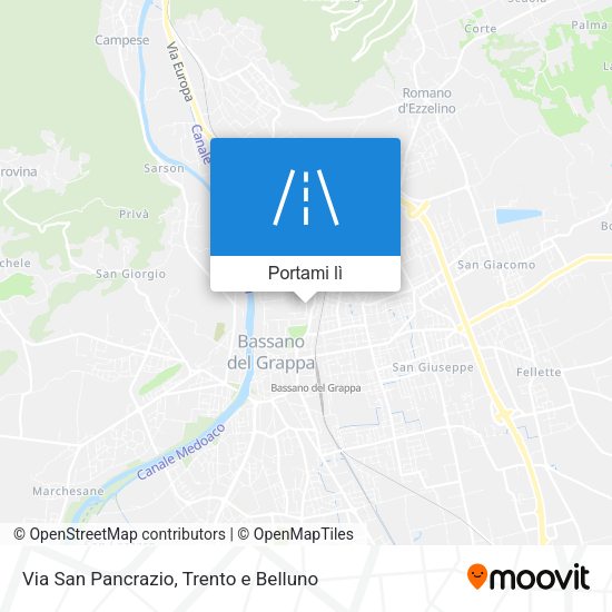 Mappa Via San Pancrazio
