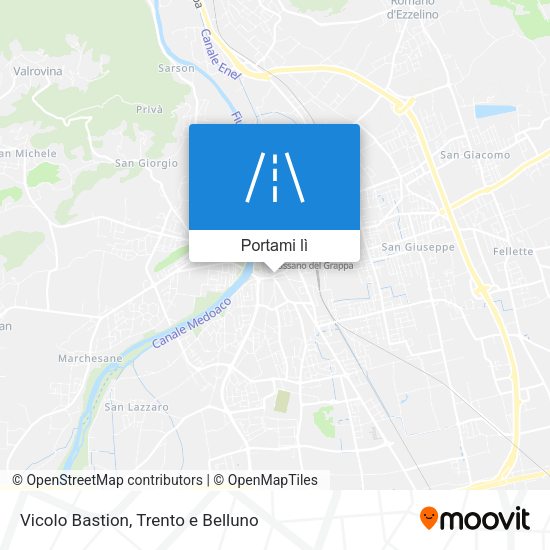 Mappa Vicolo Bastion
