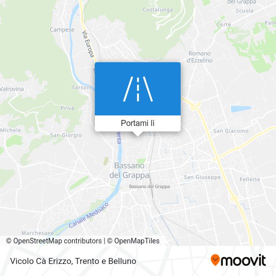 Mappa Vicolo Cà Erizzo