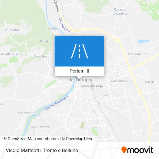 Mappa Vicolo Matteotti