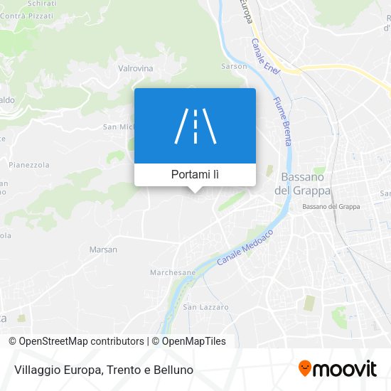 Mappa Villaggio Europa