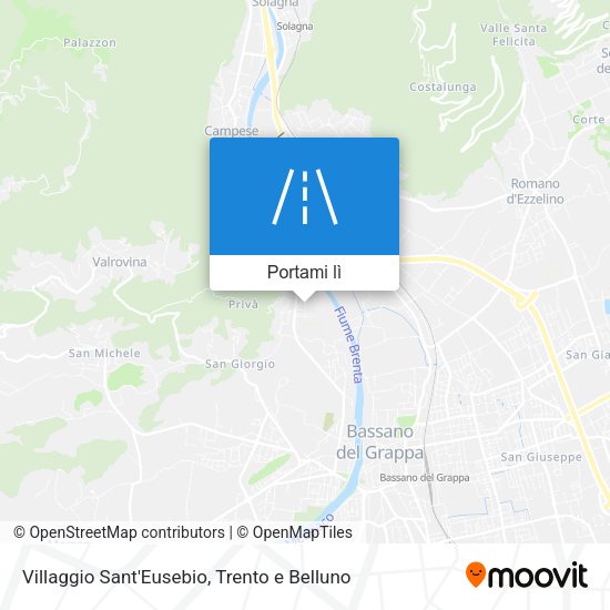 Mappa Villaggio Sant'Eusebio