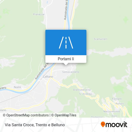 Mappa Via Santa Croce