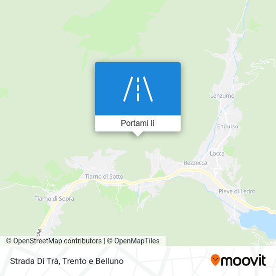 Mappa Strada Di Trà