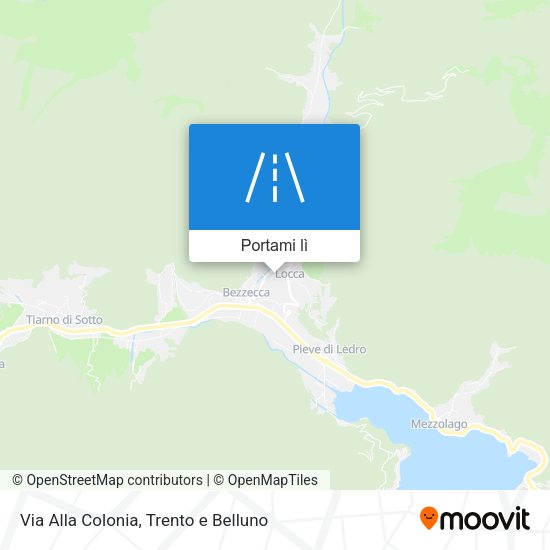 Mappa Via Alla Colonia