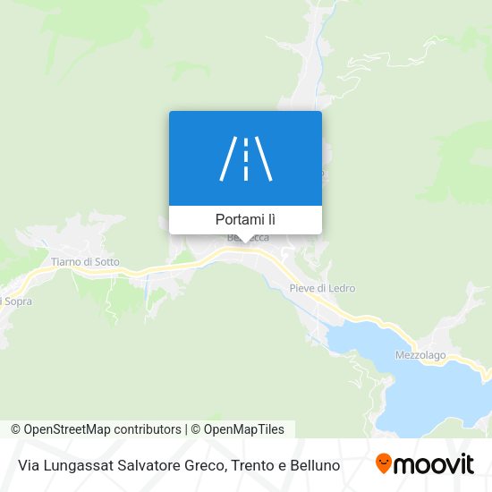 Mappa Via Lungassat Salvatore Greco