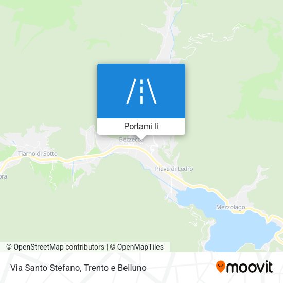 Mappa Via Santo Stefano