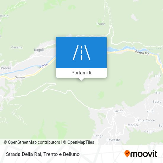 Mappa Strada Della Rai