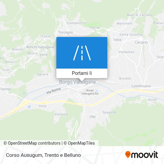 Mappa Corso Ausugum