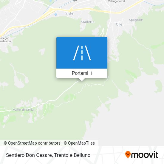 Mappa Sentiero Don Cesare