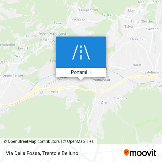 Mappa Via Della Fossa