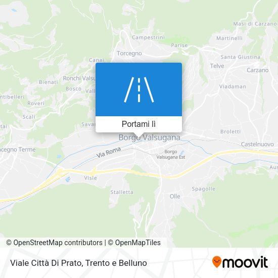 Mappa Viale Città Di Prato