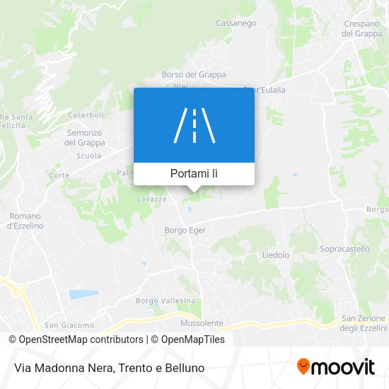 Mappa Via Madonna Nera