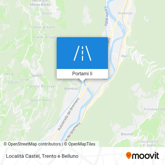 Mappa Località Castèl