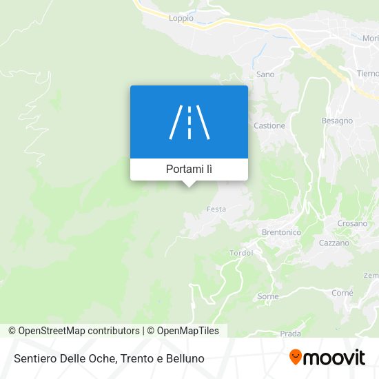 Mappa Sentiero Delle Oche