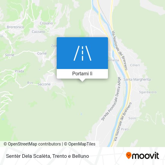 Mappa Sentèr Dela Scalèta