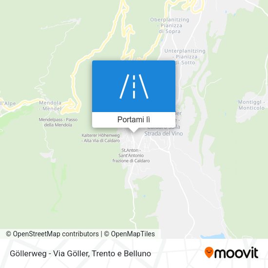 Mappa Göllerweg - Via Göller