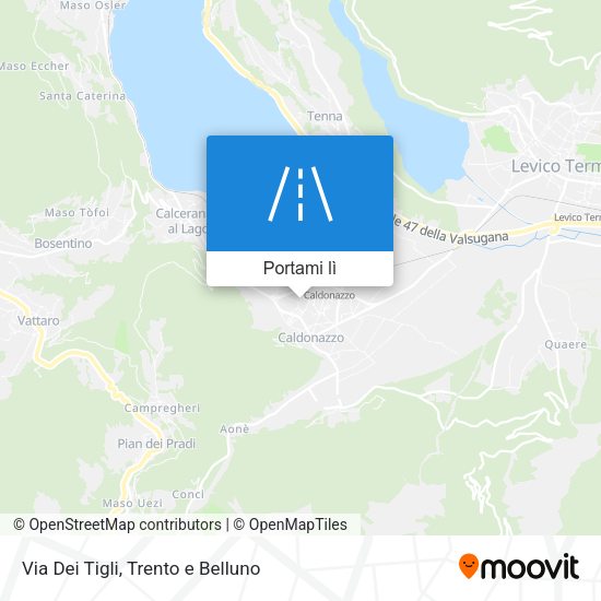 Mappa Via Dei Tigli