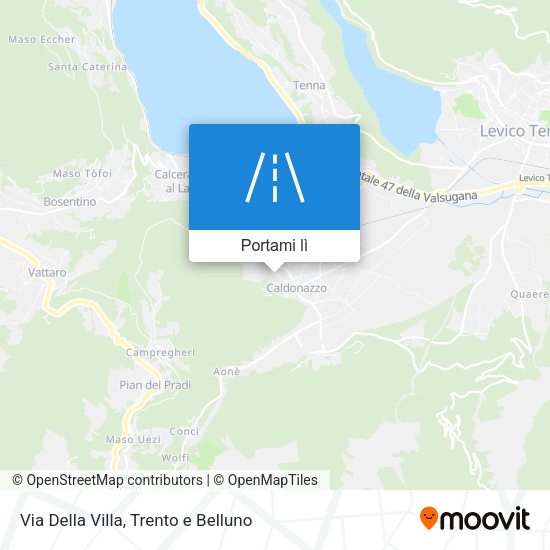 Mappa Via Della Villa