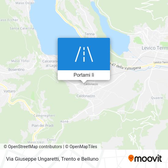 Mappa Via Giuseppe Ungaretti