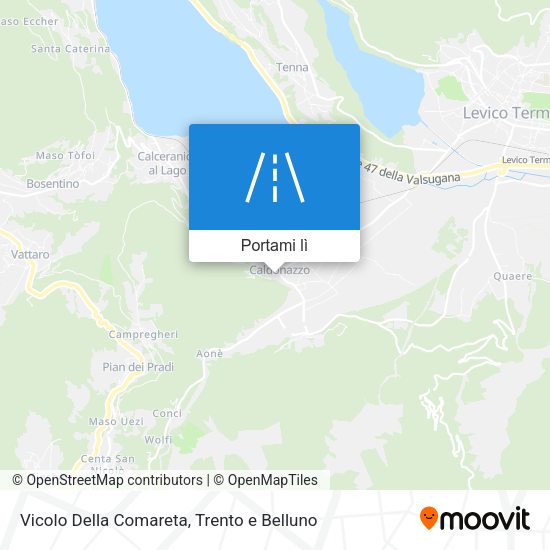 Mappa Vicolo Della Comareta