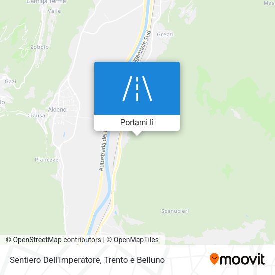Mappa Sentiero Dell'Imperatore