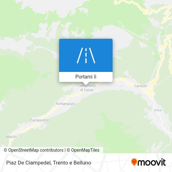 Mappa Piaz De Ciampedel