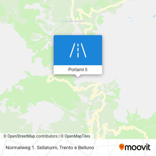 Mappa Normalweg 1. Sellaturm