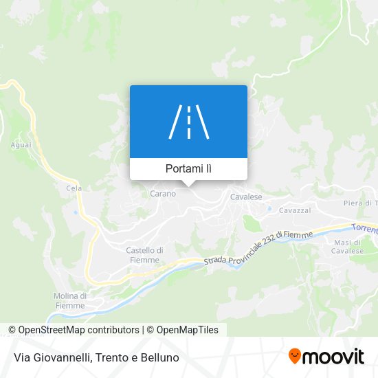 Mappa Via Giovannelli