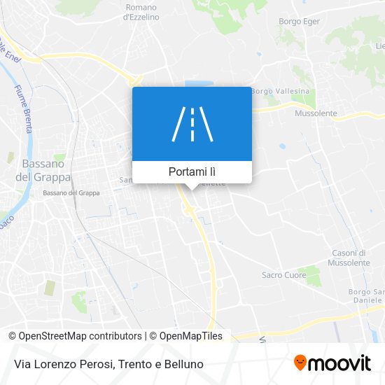 Mappa Via Lorenzo Perosi