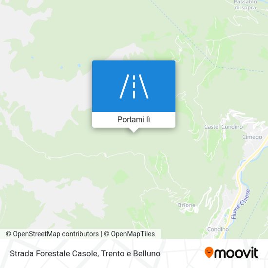 Mappa Strada Forestale Casole