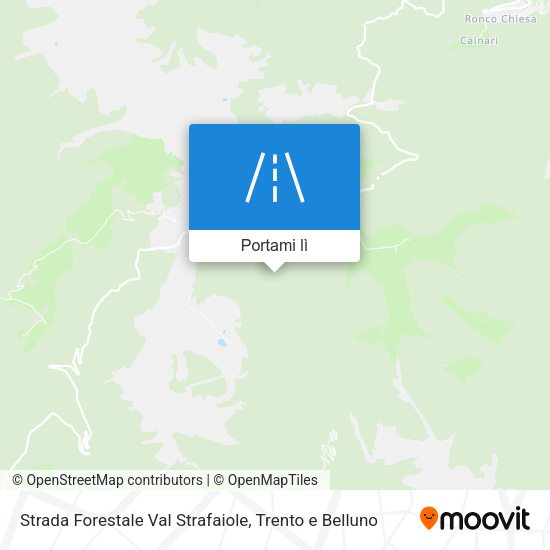 Mappa Strada Forestale Val Strafaiole