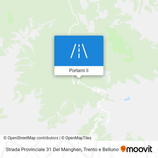 Mappa Strada Provinciale 31 Del Manghen