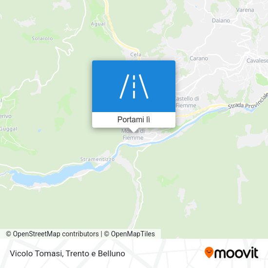 Mappa Vicolo Tomasi