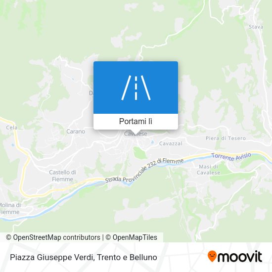 Mappa Piazza Giuseppe Verdi