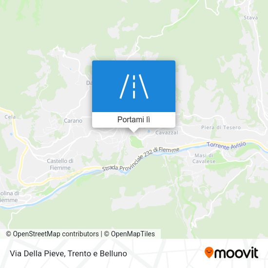 Mappa Via Della Pieve