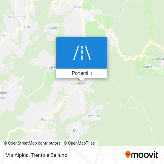Mappa Via Alpina