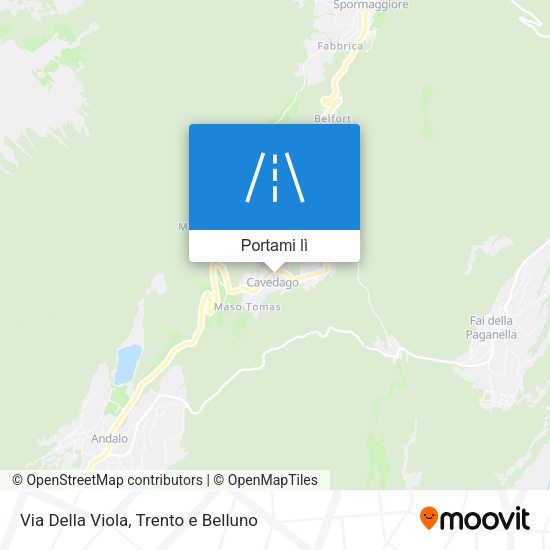 Mappa Via Della Viola