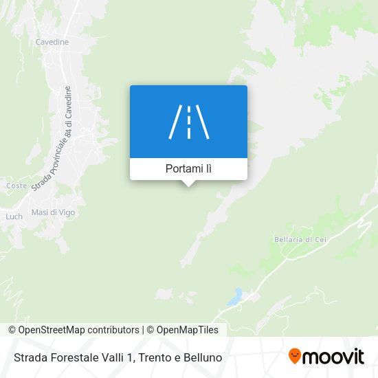 Mappa Strada Forestale Valli 1