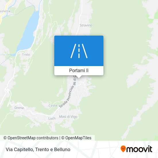 Mappa Via Capitello