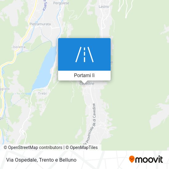 Mappa Via Ospedale