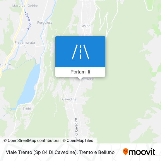 Mappa Viale Trento (Sp 84 Di Cavedine)