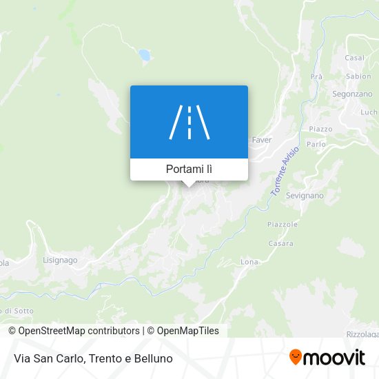 Mappa Via San Carlo
