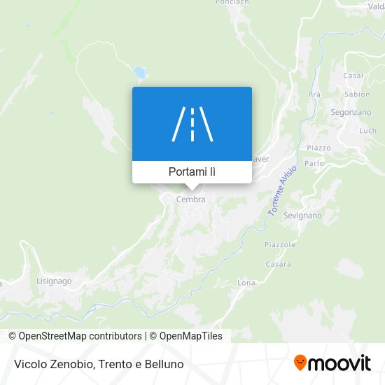 Mappa Vicolo Zenobio
